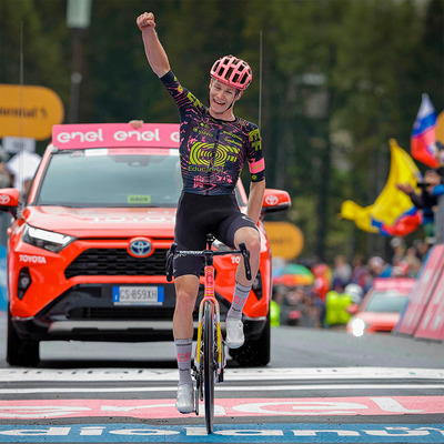 Foto zu dem Text "Steinhauser holt sich beim Giro Tagessieg am Passo Brocon"