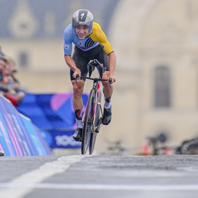 Foto zu dem Text "Titelverteidiger Evenepoel der haushohe Goldfavorit"