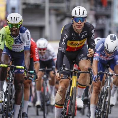 Foto zu dem Text "De Lie triumphiert nach starkem Sprint erstmals in Binche"