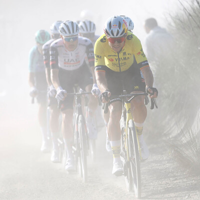 Foto zu dem Text "Van Aert in Jaén mehr Helfer als Kapitän: “War mehrmals am Limit“"