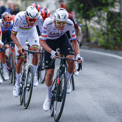 Foto zu dem Text "Pogacar ist für van der Poel “eine gute Motivation“"